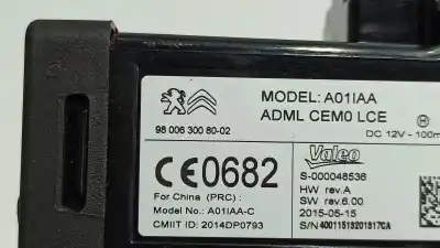 Pezzo di ricambio per auto di seconda mano interruttore di avviamento per citroen c4 picasso feel riferimenti oem iam 9800630080  