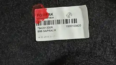 Автозапчастина б/у задній лоток для renault clio iv expression посилання на oem iam 794201330r  794209633r