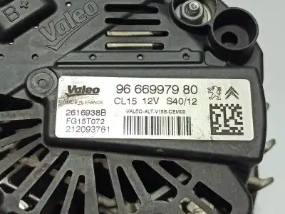 Peça sobressalente para automóvel em segunda mão alternador por citroen c4 picasso millenium referências oem iam 5705nr 5702l3 9666997980