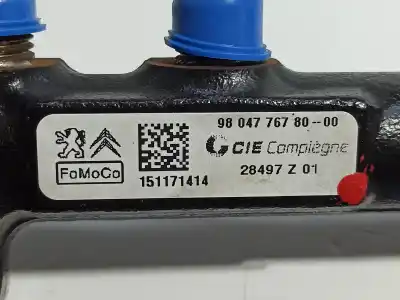 Автозапчасти б/у рампа инжектора за citroen c4 picasso feel ссылки oem iam 9804776780  