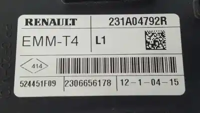 Second-hand car spare part electronic module for renault clio iv business oem iam references 231a04792r  