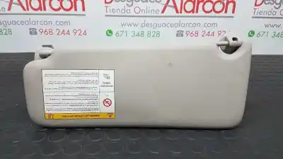 Second-hand car spare part right sunshade for renault twingo dynamique oem iam references 964001550r  964000386r