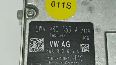 Second-hand car spare part camera for volkswagen golf viii lim. (cd1) life oem iam references 5wa980653a  e605348