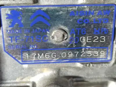 Second-hand car spare part gearbox for citroen c4 picasso feel oem iam references 20ge23 9810676280 9805709280 / 980201738a