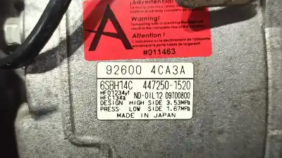 Автозапчастина б/у компресор кондиционера для nissan x-trail (t32) 360 4x4 посилання на oem iam 926004ca3a  4472501520 Автозапчастина б/у компресор кондиционера для nissan x-trail (t32) 360 4x4 посилання на oem iam 926004ca3a  4472501520