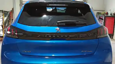 Recambio de automóvil de segunda mano de PORTON TRASERO para PEUGEOT 208 (P2)  referencias OEM IAM 9827577380 1648299680 / PINTURA AZUL VERTIGO 9823161580