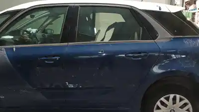 Second-hand car spare part rear left door for citroen c4 picasso feel oem iam references 9801573080