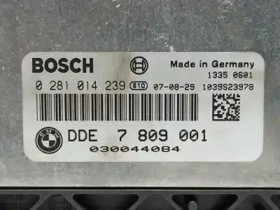 Second-hand car spare part ecu engine control for bmw serie 1 berlina (e81/e87) 118d oem iam references 7809001 13618506281 0281014239 / 1039s23978