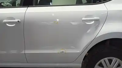 Recambio de automóvil de segunda mano de puerta trasera izquierda para volkswagen polo (6c1) a-polo referencias oem iam 6r4833055j blanco 0q / c9a 