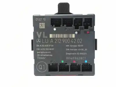 Peça sobressalente para automóvel em segunda mão módulo electrónico do fecho central por mercedes clase c (w204) berlina c 250 cdi blueefficiency (204.003) referências oem iam a2129004202