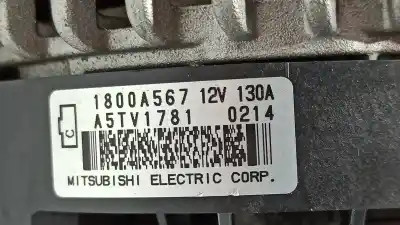Автозапчастина б/у генератор для mitsubishi asx basis 2wd посилання на oem iam 1800a567  a5tv1781