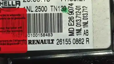 Автозапчасти б/у левая противотуманная фара за renault clio v edition one ссылки oem iam 261550862r  269167422r