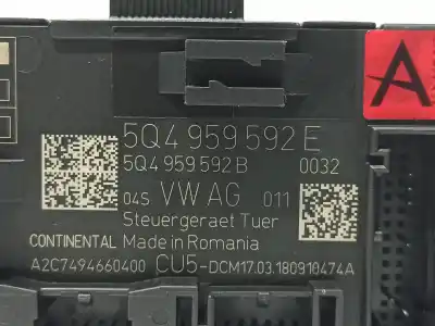 Автозапчастина б/у модуль комфорт для skoda octavia lim. (5e3) ambition посилання на oem iam 5q4959592e  