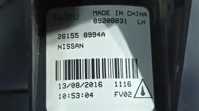 Second-hand car spare part left fog light for nissan x-trail (t32) 360 4x4 oem iam references 261558994a  89208031