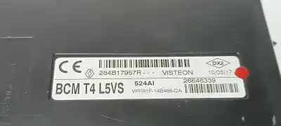 Second-hand car spare part electronic module for smart forfour electric drive (453.091) oem iam references 284b17957r  