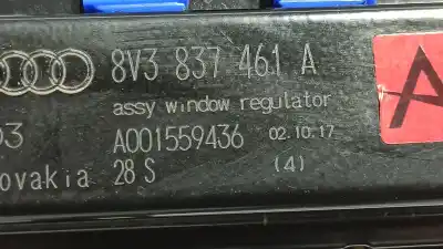 Second-hand car spare part driver left window regulator for audi a3 (8vk) basic oem iam references 8v3837461a  