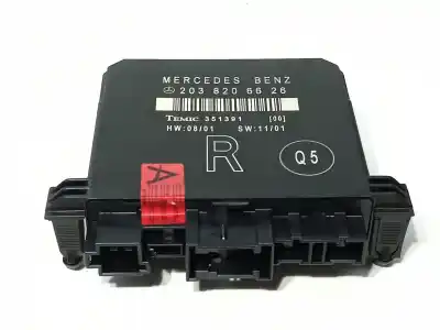 Peça sobressalente para automóvel em segunda mão módulo electrónico do fecho central por mercedes-benz clase c (w203) familiar c 220 t cdi (203.206) referências oem iam 2038206626  