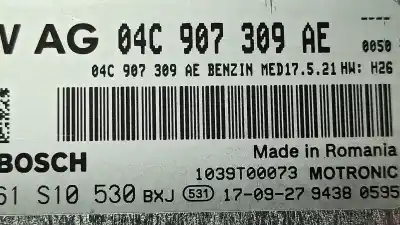 Second-hand car spare part ecu engine control for audi a3 (8vk) basic oem iam references 04c907309ae 0261s10530 04c906026ab