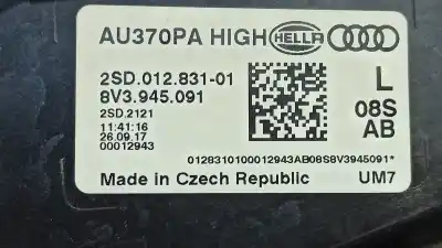 Second-hand car spare part left tailgate light for audi a3 (8vk) basic oem iam references 8v3945091  2sd01283101