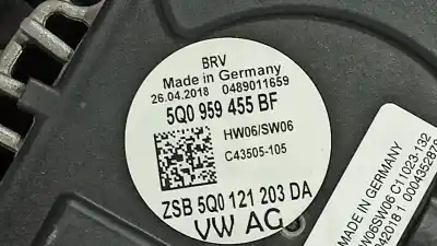 Pezzo di ricambio per auto di seconda mano elettroventola per audi a3 (8vk) basic riferimenti oem iam 5q0959455bf 0489011659 5q0121203da