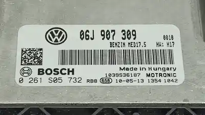 Second-hand car spare part ecu engine control for volkswagen passat cc (357) básico oem iam references 06j907309 06j906026fc 0261s05732 / 1039s36187