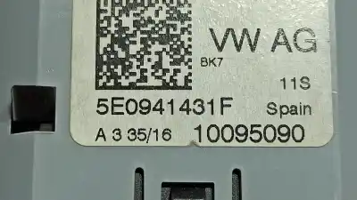 Second-hand car spare part headlights switch for skoda fabia active oem iam references 5e0941431f  5e0941431fwhi