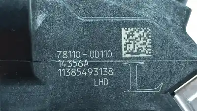 Second-hand car spare part potentiometer for toyota yaris active oem iam references 781100d110  78110-0d110