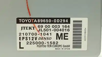 Second-hand car spare part electronic module for toyota yaris active oem iam references 896500d294  89650-0d294