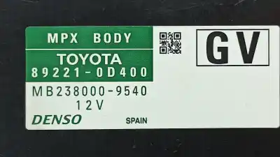 Second-hand car spare part electronic module for toyota yaris active oem iam references 892210d400 mb238000-9540 89221-0d400