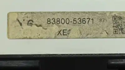 Автозапчасти б/у приборная доска за lexus is200 (ds2/is2) 220d ссылки oem iam 8380053672 83800-53671 / 8380053671 8380053670
