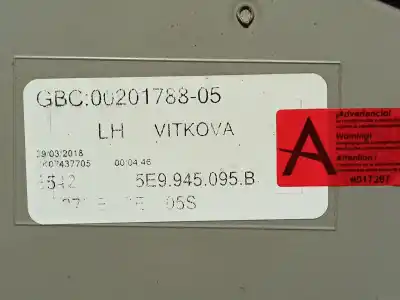 Автозапчасти б/у левый задний фонарь за skoda octavia lim. (5e3) ambition ссылки oem iam 5e9945111b  5e9945095b