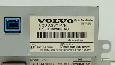 Peça sobressalente para automóvel em segunda mão display gps / multimídia por volvo v40 kinetic referências oem iam 36011464 98hl14-3930135-aaa 31382906