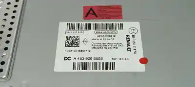 Pezzo di ricambio per auto di seconda mano sistema di navigazione gps per smart forfour electric drive (453.091) riferimenti oem iam a4539006502 a4539002104 / a4539005510 281155725r / a2c84966012