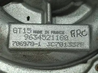 Second-hand car spare part turbocharger for citroen c8 2.0 hdi cat (rhz / dw10ated) oem iam references 0375g0 0375f9 9634521180
