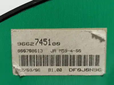 Peça sobressalente para automóvel em segunda mão quadrante por citroen berlingo 1.4 referências oem iam 6105v7  9662745180