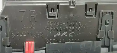 Peça sobressalente para automóvel em segunda mão respirador lateral direito por toyota corolla (e21) hybrid active referências oem iam 5566002510 5501102330c0 5566002520