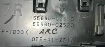 Peça sobressalente para automóvel em segunda mão respirador lateral direito por toyota corolla (e21) hybrid active referências oem iam 5566002510  5566002520