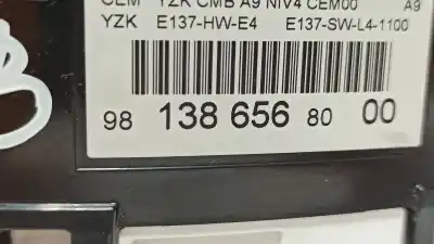 Peça sobressalente para automóvel em segunda mão quadrante por peugeot 2008 (--.2013->) active referências oem iam 9822703980 9813865680 / 9810204880 9813873180