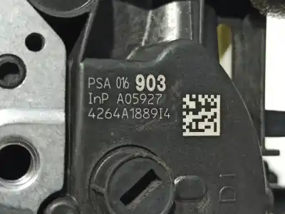 Pezzo di ricambio per auto di seconda mano serratura porta posteriore destra per citroen c4 cactus feel riferimenti oem iam 9819038880  9801690380