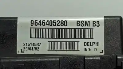 Pezzo di ricambio per auto di seconda mano scatola relè/fusibili per peugeot 307 break / sw (s1) sw pack riferimenti oem iam 6500y1  9646405280