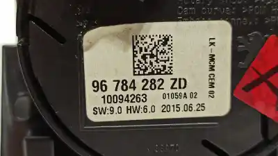 Second-hand car spare part multifunction switch for peugeot 2008 (--.2013->) active oem iam references 96784282zd  10094263