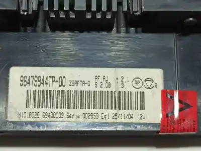Gebrauchtes Autoersatzteil klimakontrolle zum peugeot 607 (s2) básico oem-iam-referenzen 6451xw  96479944tp