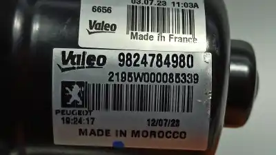 Second-hand car spare part front windshield wiper motor for opel corsa f edition oem iam references 9824784980  