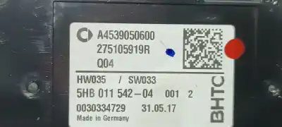 Peça sobressalente para automóvel em segunda mão comando de sofagem (chauffage / ar condicionado) por smart forfour electric drive (453.091) referências oem iam a4539050600  275105919r