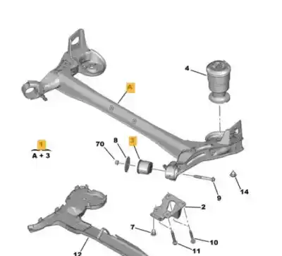 Gebrauchtes Autoersatzteil  zum CITROEN C4 GRAND PICASSO  OEM-IAM-Referenzen 5148P0  