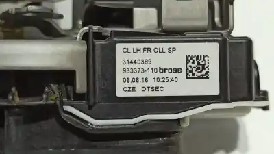 Second-hand car spare part left front door lock for volvo v40 kinetic oem iam references 31440389 932634103 933373110