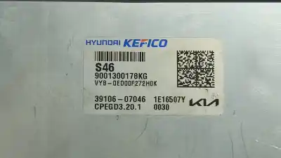 Second-hand car spare part ecu engine control for kia stonic (ybcuv) drive oem iam references 3910607046 9001300178kg 39106-07046