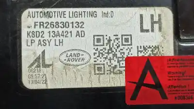 Автозапчасти б/у левый задний фонарь за land rover range rover evoque 1.5l hibrido enchufable (phev) ссылки oem iam lr173017 k8d2-13a421-ad k8d213a421ad