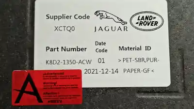 Автозапчастина б/у оббівка багажника для land rover range rover evoque 1.5l hibrido enchufable (phev) посилання на oem iam vplzs0492pvj k8dm454a98aa8pvj k8d2-1350-acw / k8d21350acw