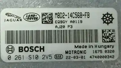 Автозапчасти б/у блок управления двигателем за land rover range rover evoque 1.5l hibrido enchufable (phev) ссылки oem iam lr140508 m8d214c568fb m8d2-14c568-fb